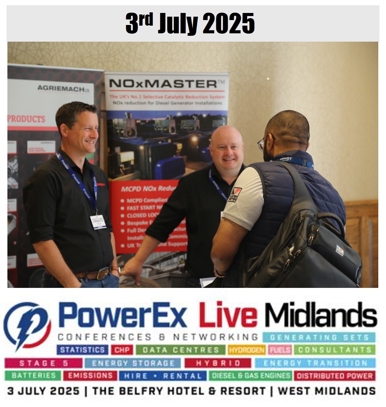 PowerEx Live Midlands | Thursday 3rd July 2025 | The Belfry
